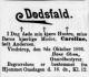 Næstved Tidende 1895-10-12 Caroline Andersen død