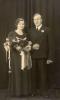 1920 Næstved Arkiverne N-B 586 Bryllupsbillede af Aage Andersen og hustru Margrethe