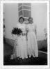 Clara Damsbo på sin bryllupsdag - Anna Marie Damsbo på sin konfirmationsdag. (1943) 